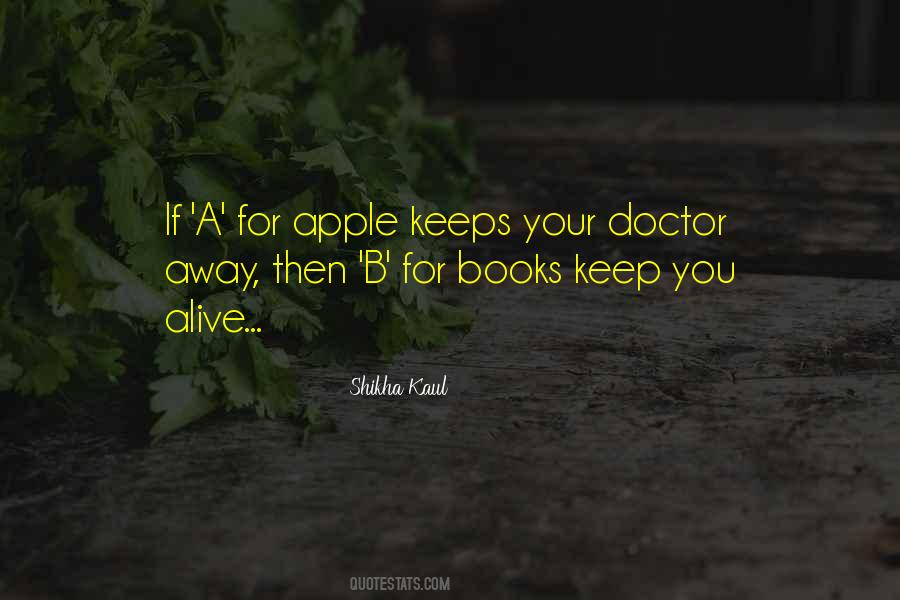 Apple Doctor Quotes #619356