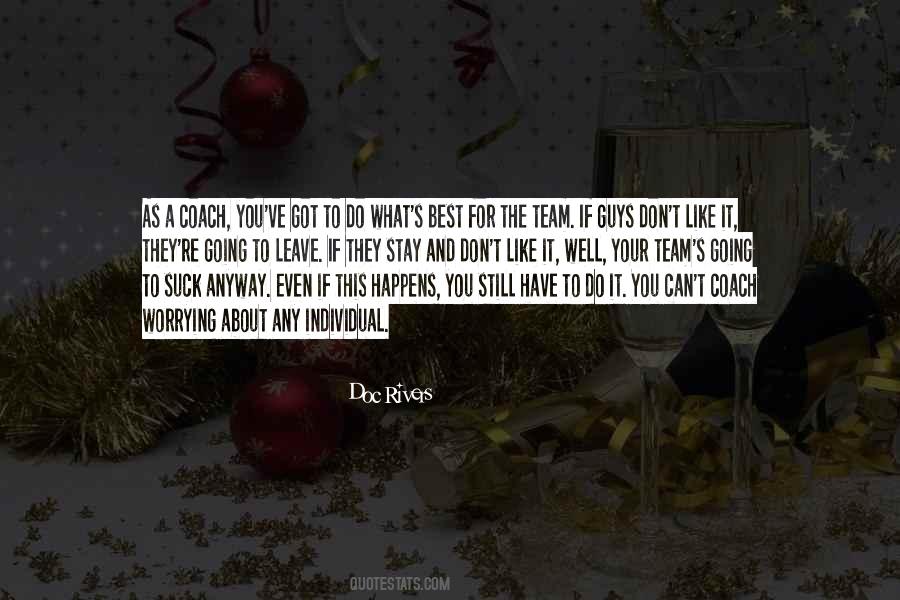 Team Coach Quotes #1789012