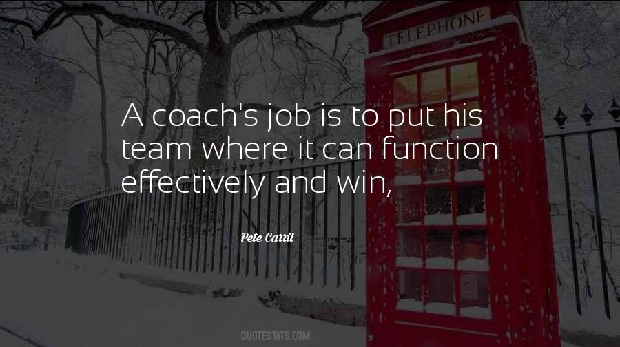Team Coach Quotes #225674