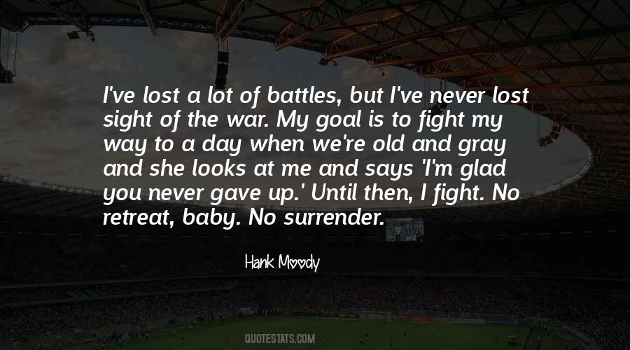 Never Surrender War Quotes #1226648