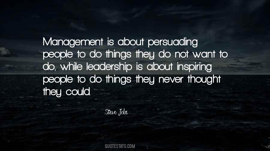 Inspiring Management Quotes #1748181