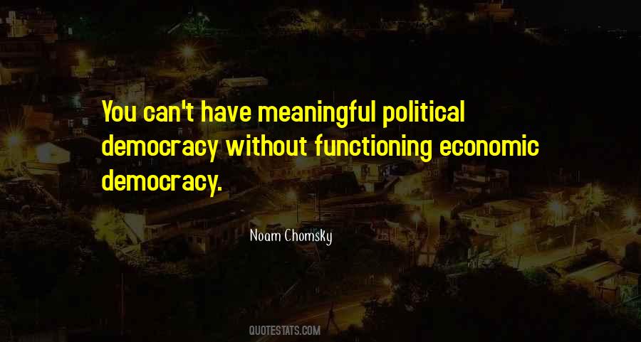 Political Democracy Quotes #1670201