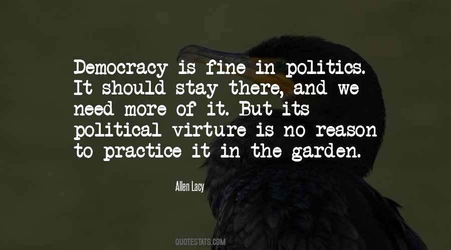 Political Democracy Quotes #32306