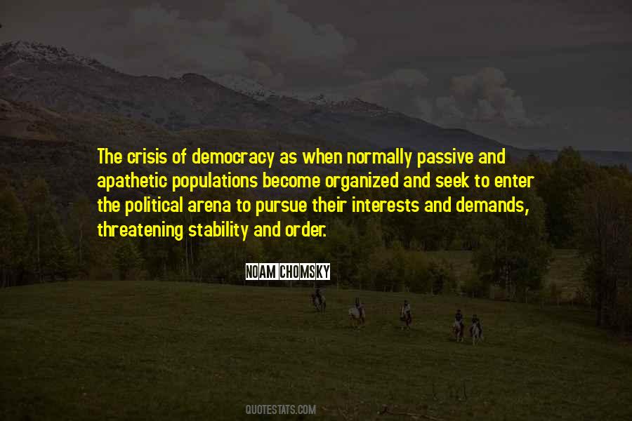 Political Democracy Quotes #509371
