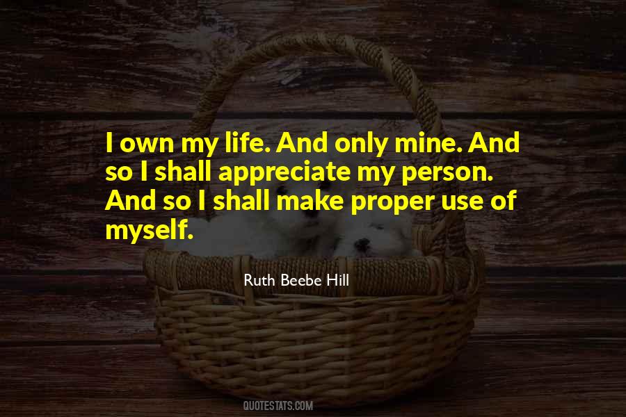 Appreciate Myself Quotes #1834670