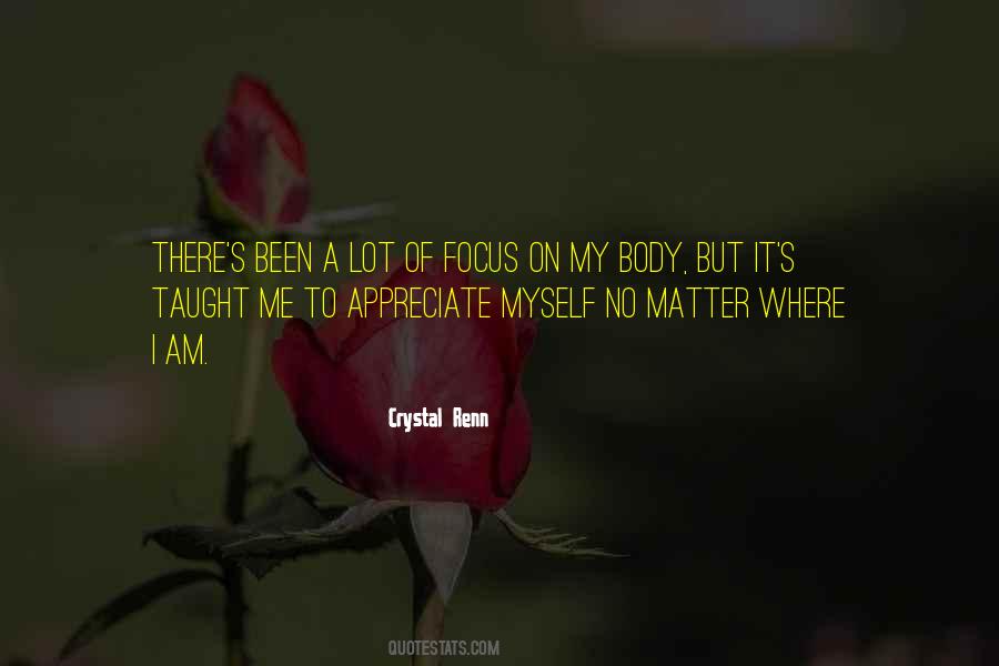 Appreciate Myself Quotes #266604