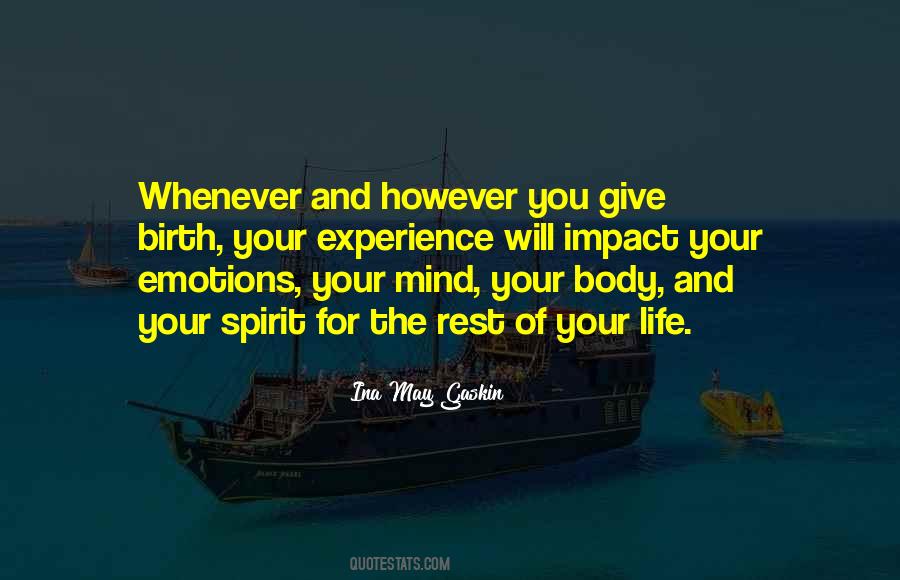 Mind And Emotions Quotes #634816