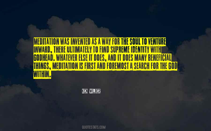 Meditation God Quotes #1826477