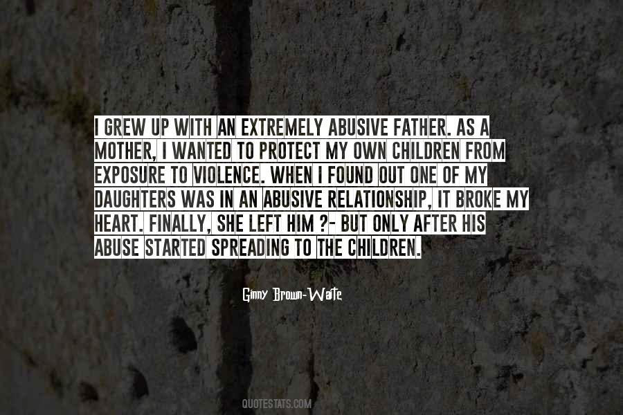 Quotes About An Abusive Father #1856731