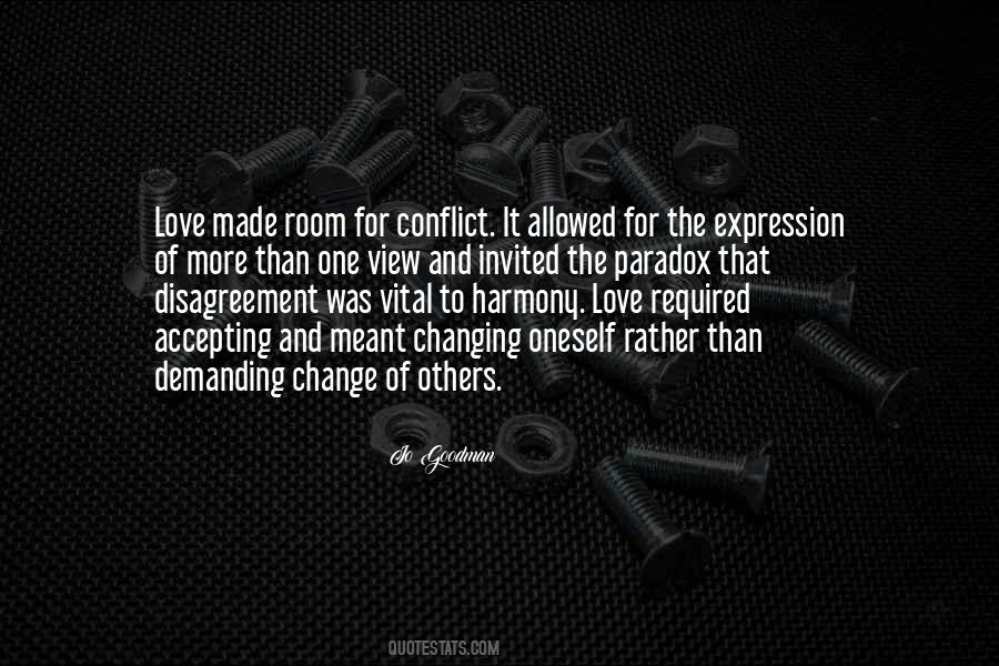 Be In Harmony With Yourself Quotes #106832