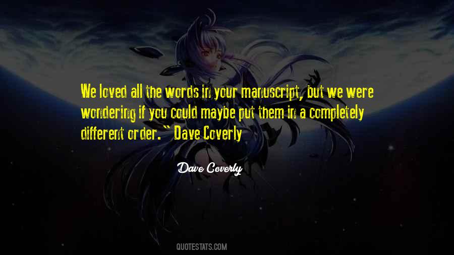 Put In Order Quotes #1280744