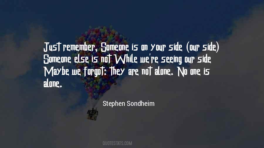 Remember Someone Quotes #1300661