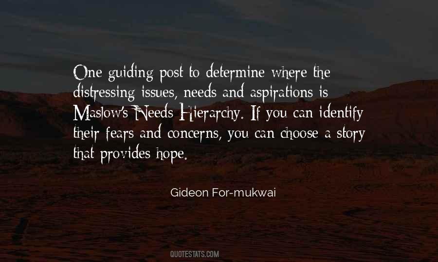 Quotes About The Hierarchy Of Needs #1241398