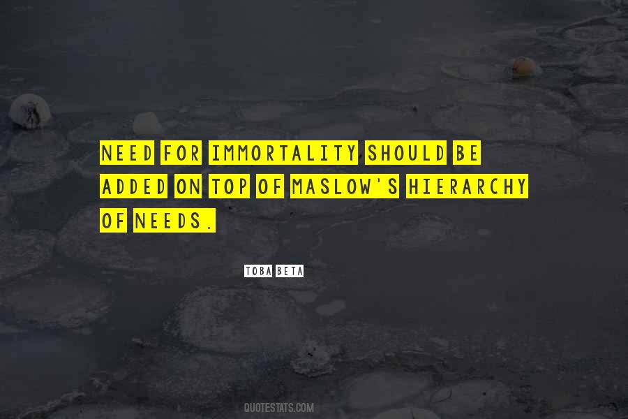 Quotes About The Hierarchy Of Needs #1622035