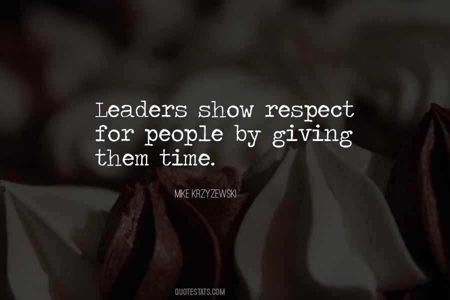Time Respect Quotes #897580