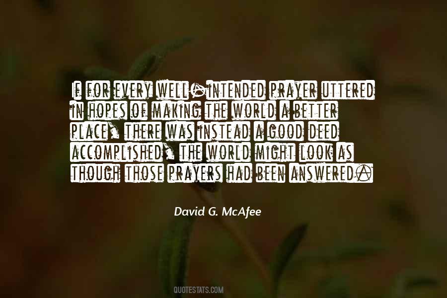 Prayers Work Quotes #1485358