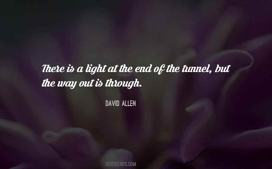 A Light At The End Of The Tunnel Quotes #34184