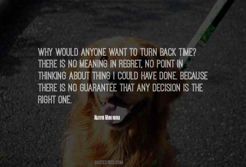 Regret My Decision Quotes #192991