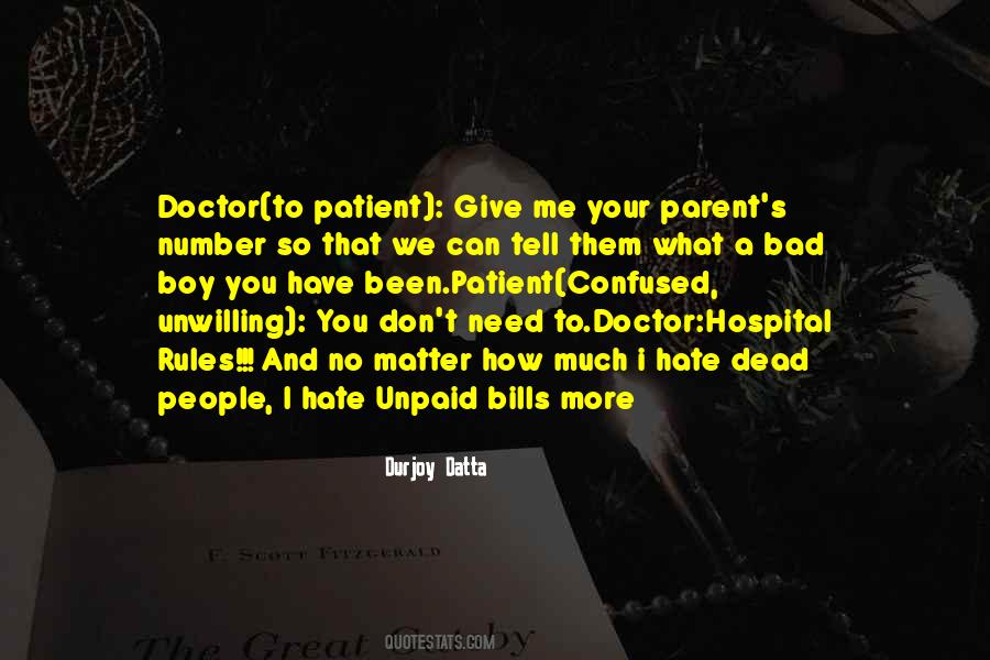 Hospital Bills Quotes #771849