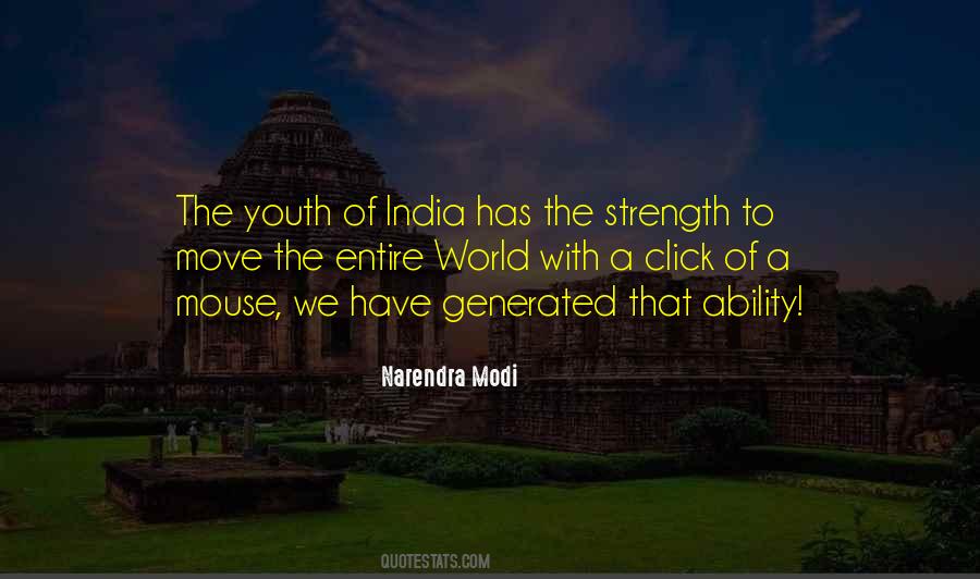 Youth Of India Quotes #1605448