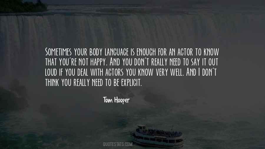 Know Your Language Quotes #1043766