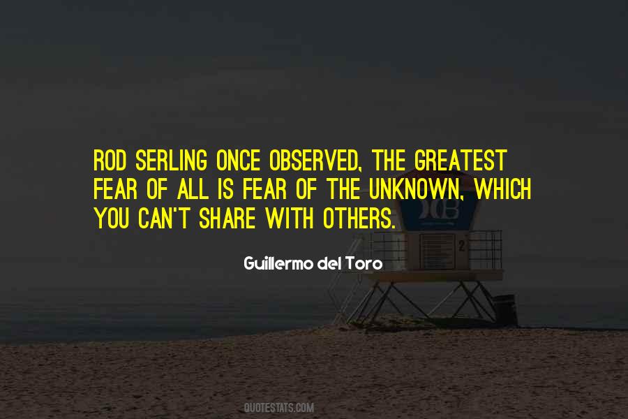 The Greatest Fear Quotes #305563