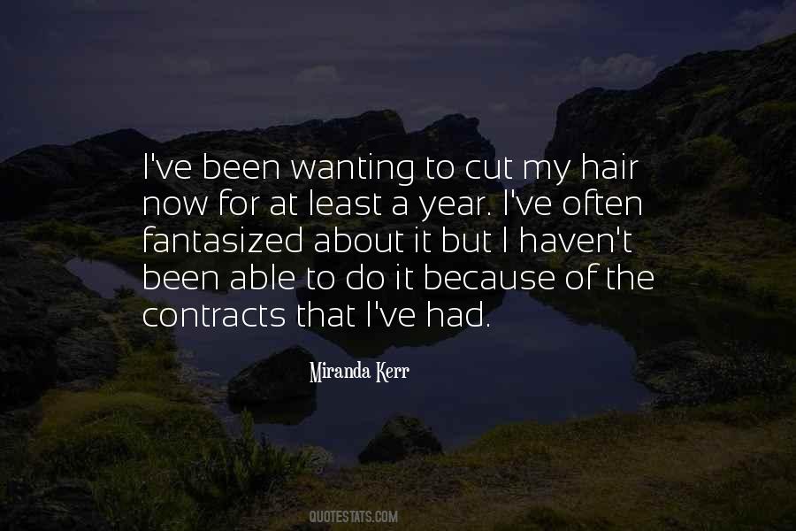 Cut The Hair Quotes #1123294