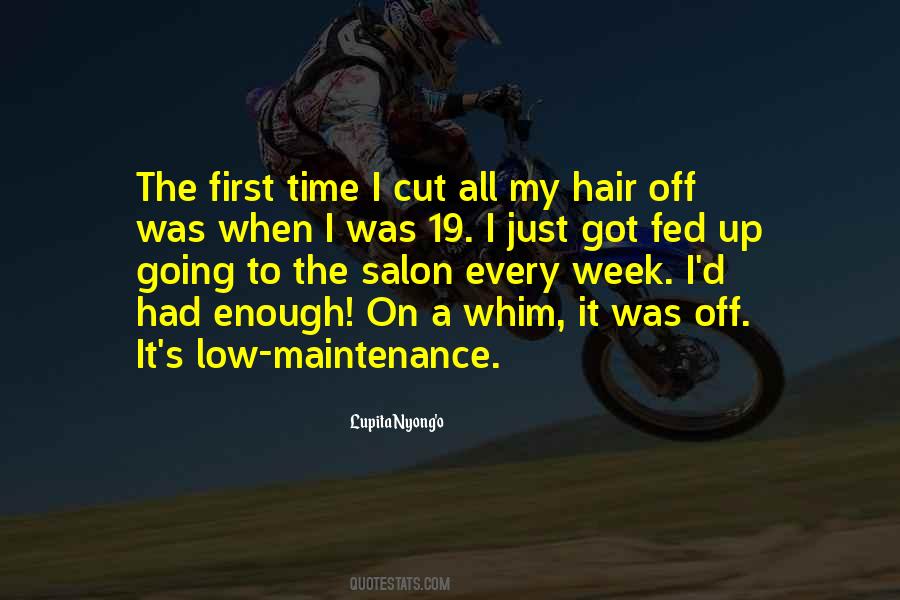 Cut The Hair Quotes #579629