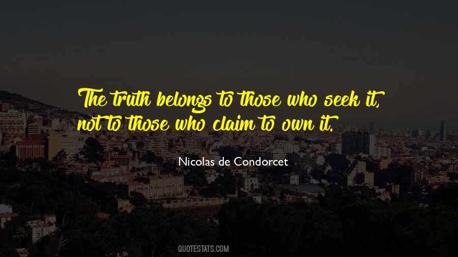 Nothing Belongs To Us Quotes #1576