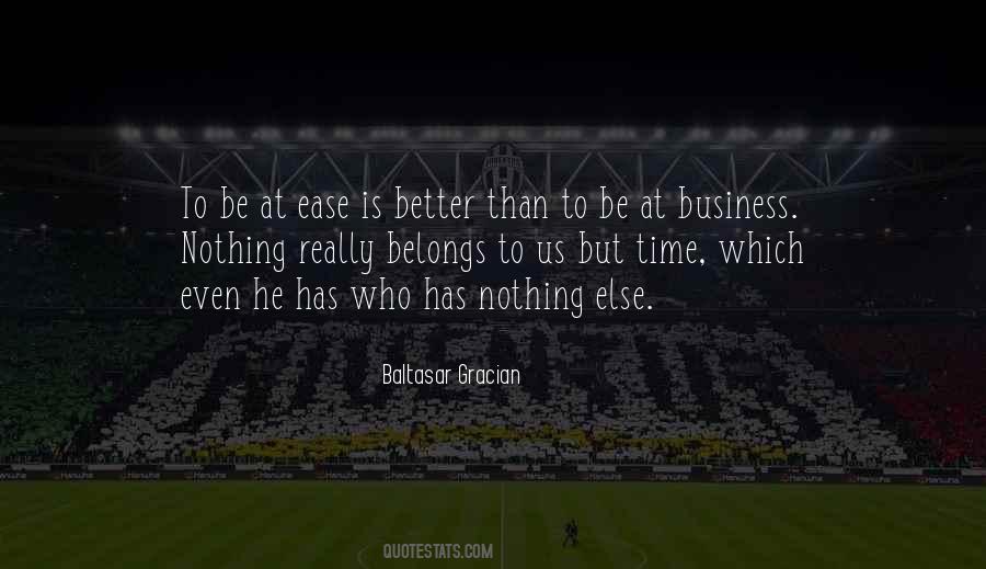 Nothing Belongs To Us Quotes #1833461