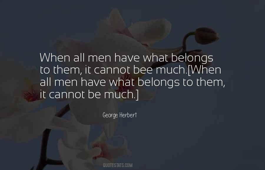 Nothing Belongs To Us Quotes #35997