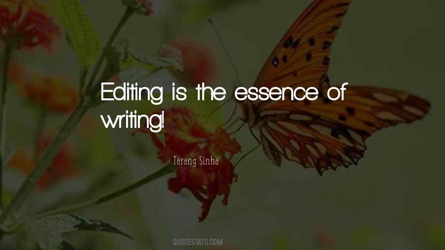Writing Is Editing Quotes #1155181