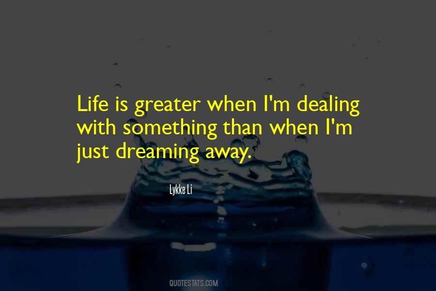 Dreaming Life Quotes #1665936