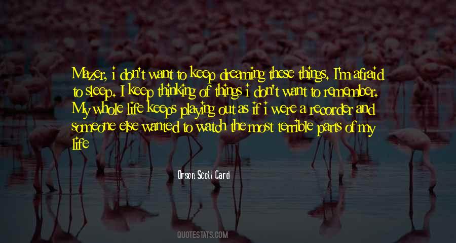 Dreaming Life Quotes #551356