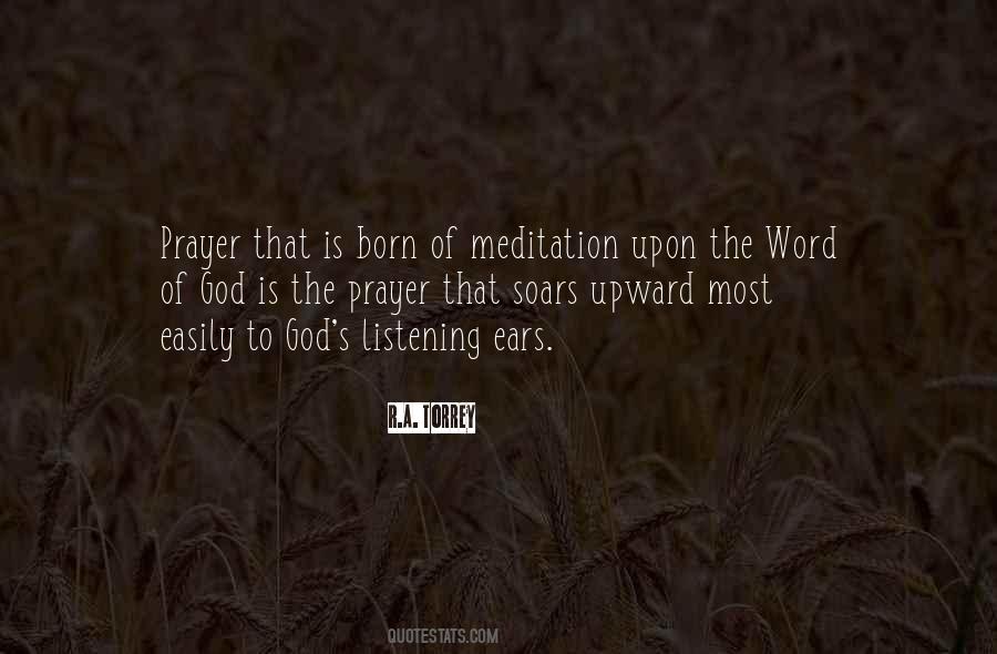 God Meditation Quotes #1537474
