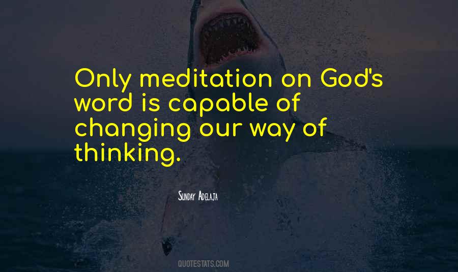 God Meditation Quotes #310787
