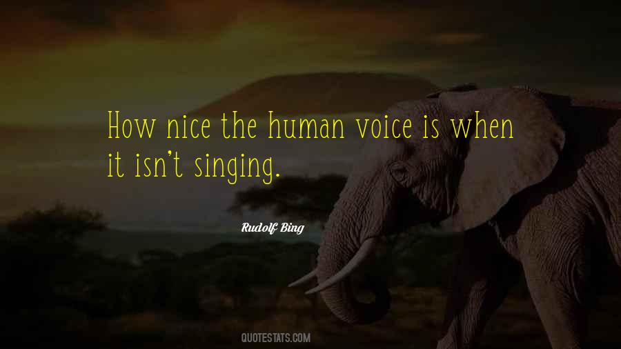 Nice Singing Quotes #1203402