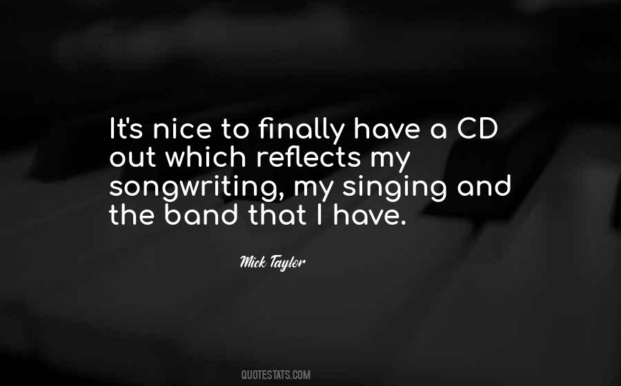 Nice Singing Quotes #456899