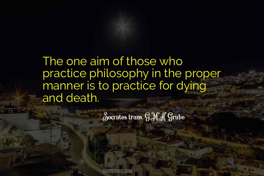Philosophy Death Quotes #1178823