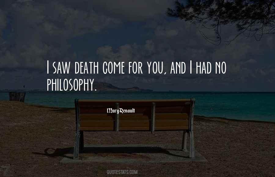 Philosophy Death Quotes #92960