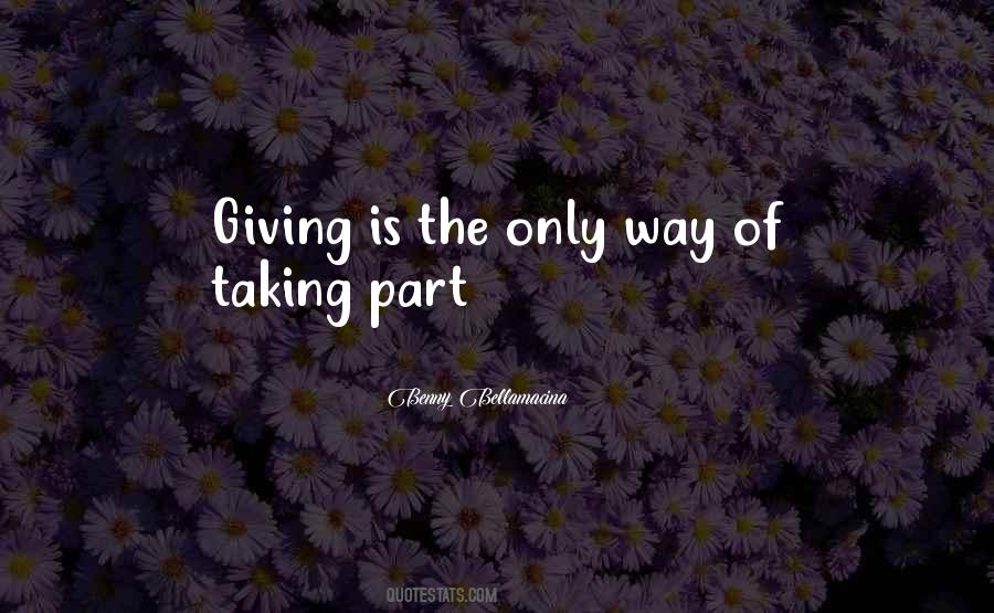 Taking Part Quotes #1206327