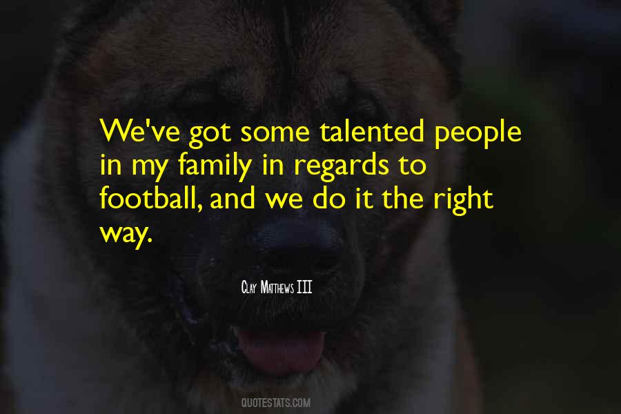 Family Football Quotes #1144512