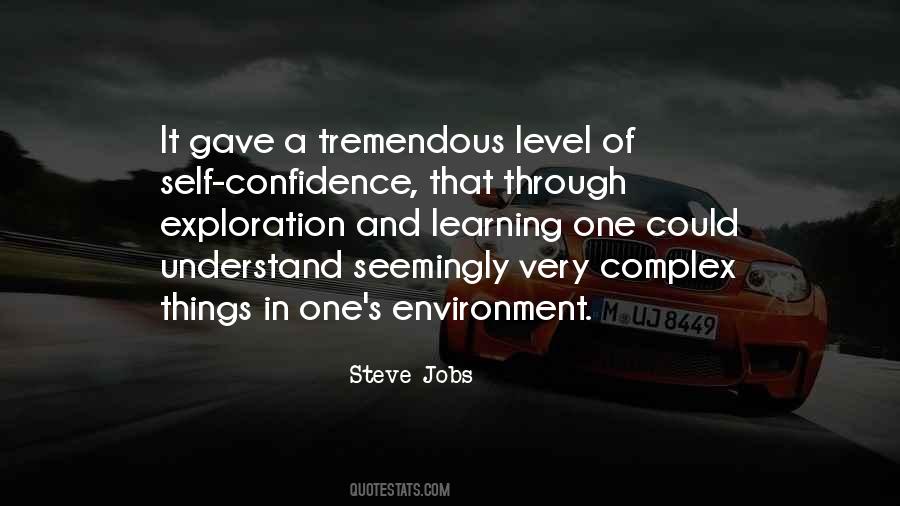 Learning Self Confidence Quotes #1617436
