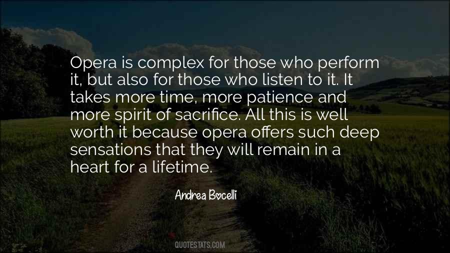 Quotes About Patience And Sacrifice #1082842
