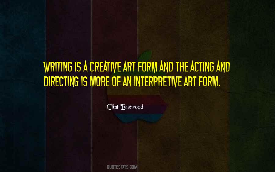 Quotes About Art Directing #1870755