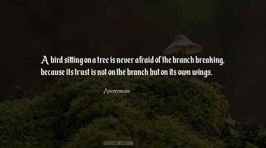 A Bird Sitting On A Tree Quotes #1283471