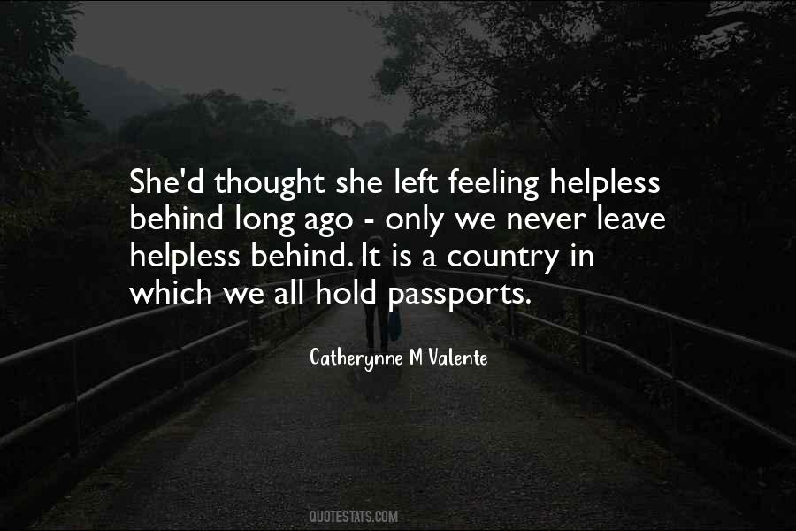 Feeling So Helpless Quotes #1217828