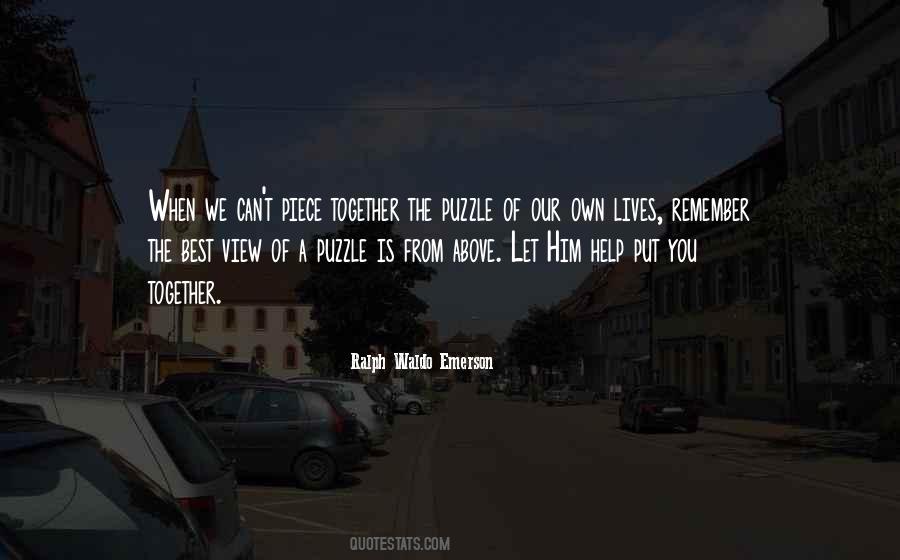 Quotes About The View From Above #704517