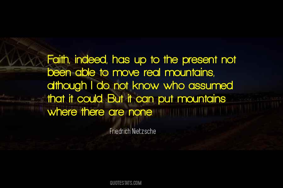 Faith Can Move Quotes #1725384