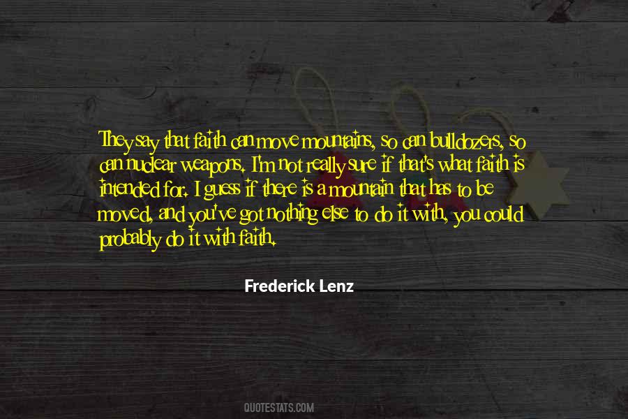 Faith Can Move Quotes #685566